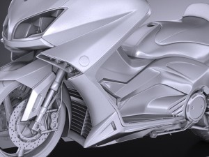 Yamaha TMAX 2017 3D Model