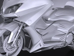Yamaha TMAX 2017 3D Model
