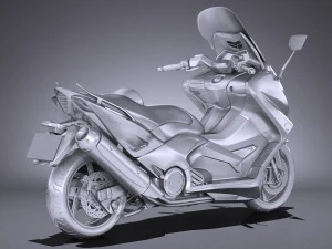 Yamaha TMAX 2017 3D Model
