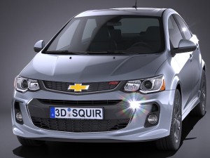 Chevrolet Sonic Sedan 2017 Modelo 3D