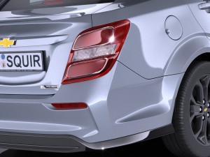Chevrolet Sonic Sedan 2017 Modelo 3D