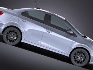 Chevrolet Sonic Sedan 2017 Modelo 3D