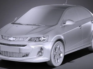 Chevrolet Sonic Sedan 2017 3D Model