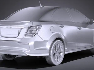 Chevrolet Sonic Sedan 2017 3D Model