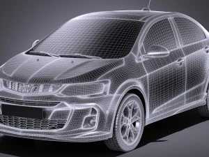 Chevrolet Sonic Sedan 2017 3D Model