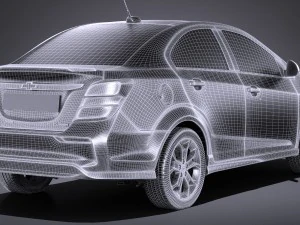 Chevrolet Sonic Sedan 2017 3D Model