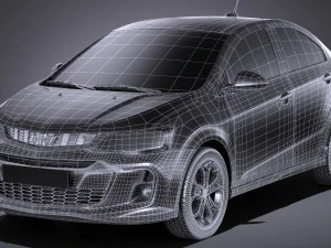 Chevrolet Sonic Sedan 2017 3D Model
