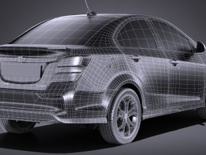 Chevrolet Sonic Sedan 2017 Modelo 3D