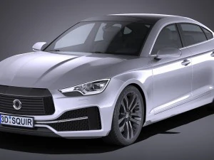 Generic Sedan 2017 3D Model