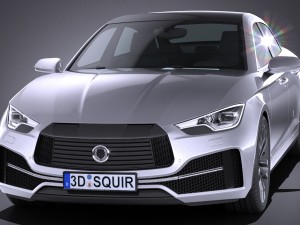 Generic Sedan 2017 Modelo 3D