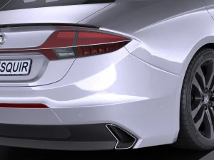 Generic Sedan 2017 3D Model
