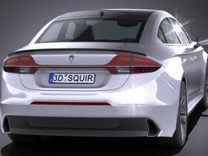 Generic Sedan 2017 3D Model