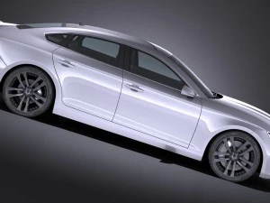 Generic Sedan 2017 3D Model