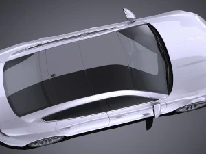 Generic Sedan 2017 3D Model