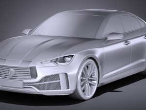 Generic Sedan 2017 Modelo 3D