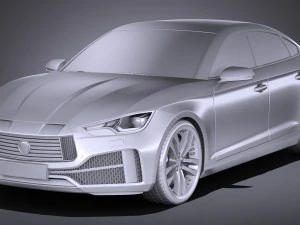 Generic Sedan 2017 3D Model