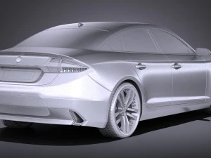 Generic Sedan 2017 3D Model