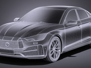 Generic Sedan 2017 Modelo 3D