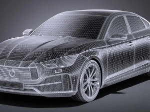 Generic Sedan 2017 3D Model