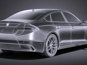 Generic Sedan 2017 3D Model