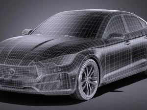 Generic Sedan 2017 3D Model