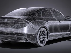Generic Sedan 2017 3D Model