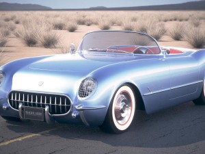 Chevrolet Corvette 1954 3Dモデル