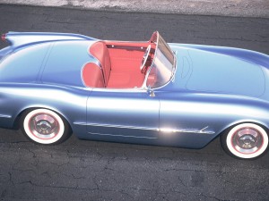 Chevrolet Corvette 1954 3D 모델