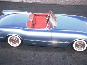 Chevrolet Corvette 1954 3D Model