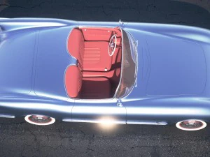 Chevrolet Corvette 1954 3D Model