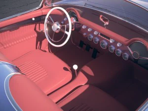 Chevrolet Corvette 1954 3D Model