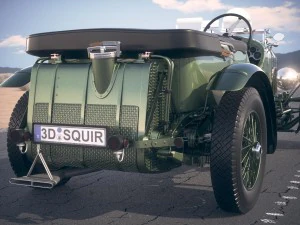 Bentley 45 Blower 1929 Desertstudio 3D Model