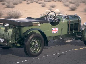 Bentley 45 Blower 1929 Desertstudio 3D Model
