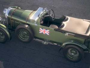 Bentley 45 Blower 1929 Desertstudio 3D Model
