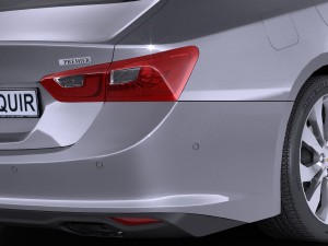 Chevrolet Malibu 2017 Lowpoly Modelo 3D