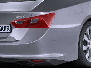 Chevrolet Malibu 2017 Lowpoly 3D Model