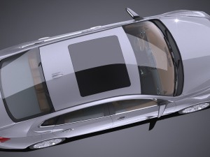 Chevrolet Malibu 2017 Lowpoly Modelo 3D