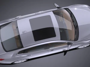 Chevrolet Malibu 2017 Lowpoly 3D Model