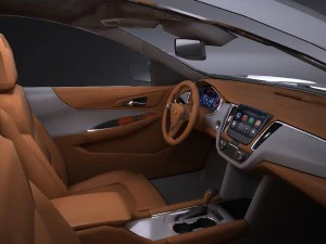 Chevrolet Malibu 2017 Lowpoly 3D Model