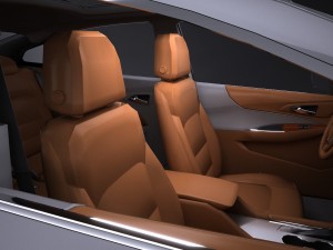 Chevrolet Malibu 2017 Lowpoly Modelo 3D