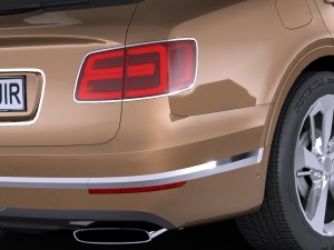 Bentley Bentayga 2017 Lowpoly Modelo 3D