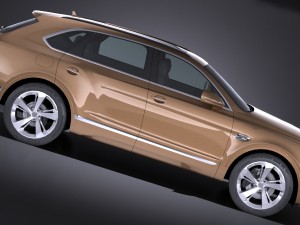 Bentley Bentayga 2017 Lowpoly Modelo 3D