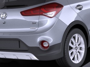 Hyundai i20 Active 2017 vray 3D 모델