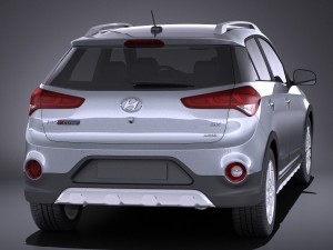 Hyundai i20 Active 2017 vray 3D 모델