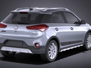 Hyundai i20 Active 2017 vray 3D 모델