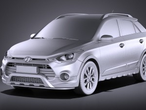 Hyundai i20 Active 2017 vray 3D 모델