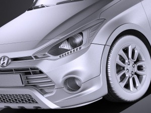 Hyundai i20 Active 2017 vray 3D 모델