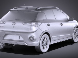 Hyundai i20 Active 2017 vray 3D 모델