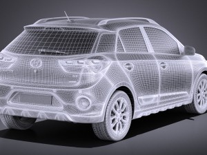 Hyundai i20 Active 2017 vray 3D 모델