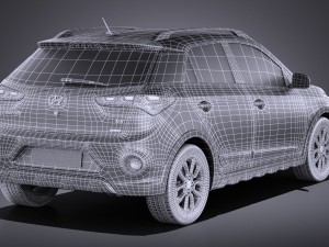 Hyundai i20 Active 2017 vray 3D 모델